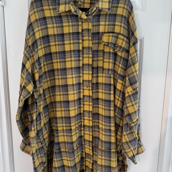 Mineral Washed Plaid Shirt - Picture 7 of 9
